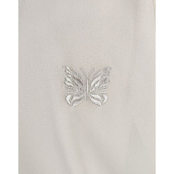 Needles Poly Mesh V-Neck Cardigan in Taupe Size M New - Picture 6 of 16